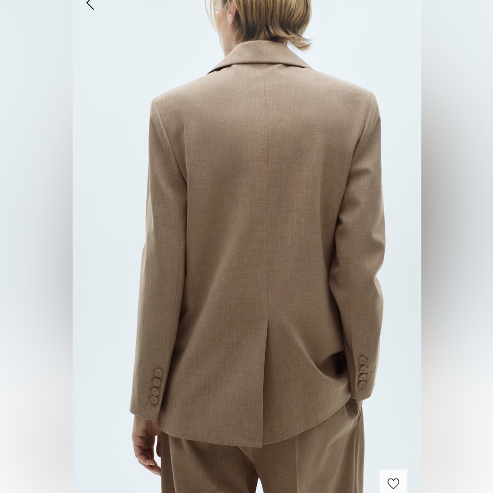 Mango Tan Blazer & Suit Jacket - image 4